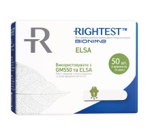 Тест-смужки для глюкометра Bionime Rightest Elsa 50 шт. (4710627340439)