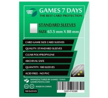Протектор для карт Games7Days 63,5 х 88 мм, Card Game, 100 шт (STANDART) (GSD-016388)