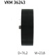 Ролик натягувача ременя SKF VKM 36243