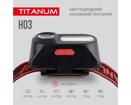 Ліхтар TITANUM 180Lm 6500K (TLF-H03)