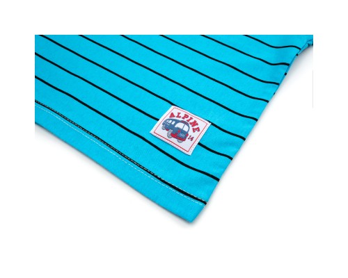 Футболка дитяча Breeze у смужку (791-80-blue)