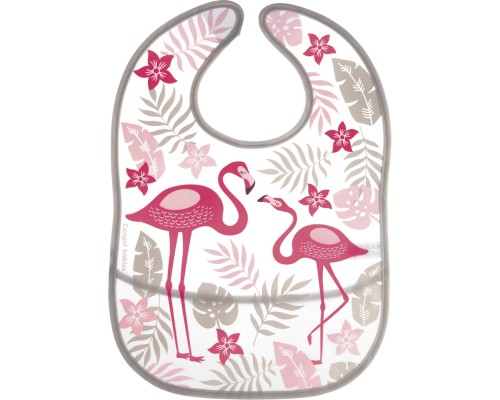 Слинявчик Canpol babies Jungle з кишенькою Кораловий (9/238_cor)