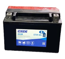 Акумулятор автомобільний EXIDE AGM 8Ah (+/-) (120EN) (ETX9-BS)