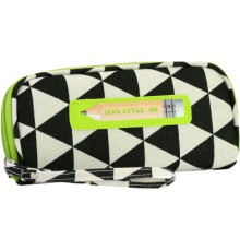 Пенал Cool For School 1 відділення з ремінцем Чорний (J-2621-black)