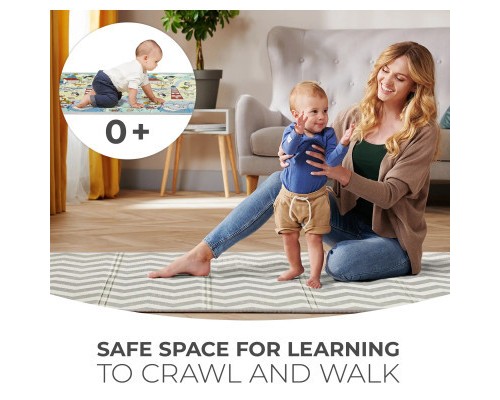 Дитячий килимок Kinderkraft двосторонній Matty 2 (5902533923212)