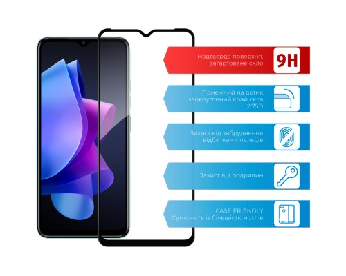 Скло захисне ACCLAB Full Glue Tecno Spark Go 2023 (1283126564819)