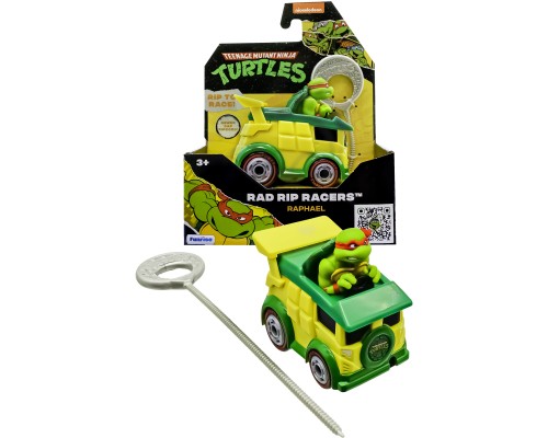 Ігровий набір Funrise TMNT Черепашки-ніндзя класичні Гонщик з лаунчером Рафаель (71020)