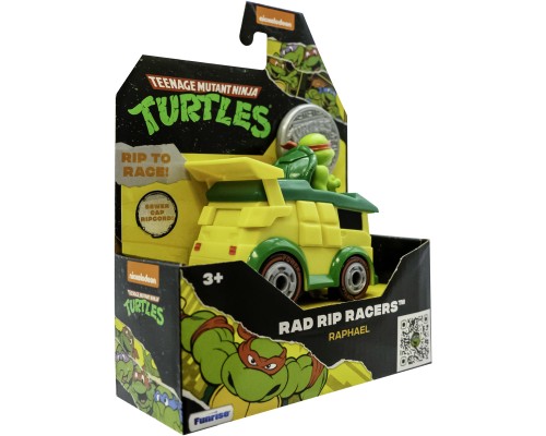 Ігровий набір Funrise TMNT Черепашки-ніндзя класичні Гонщик з лаунчером Рафаель (71020)