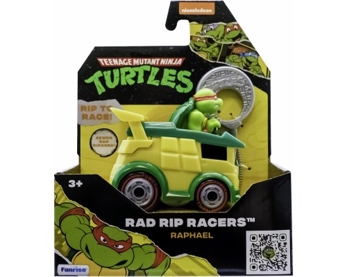 Ігровий набір Funrise TMNT Черепашки-ніндзя класичні Гонщик з лаунчером Рафаель (71020)