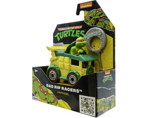 Ігровий набір Funrise TMNT Черепашки-ніндзя класичні Гонщик з лаунчером Рафаель (71020)