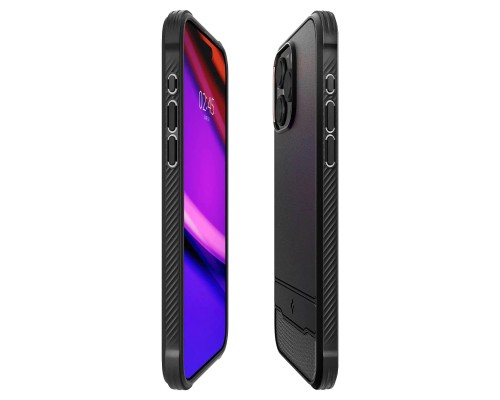 Чохол до мобільного телефона Spigen Apple iPhone 15 Pro Rugged Armor MagFit Matte Black (ACS06703)