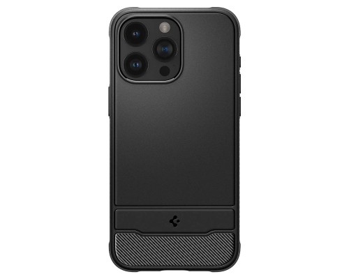 Чохол до мобільного телефона Spigen Apple iPhone 15 Pro Rugged Armor MagFit Matte Black (ACS06703)
