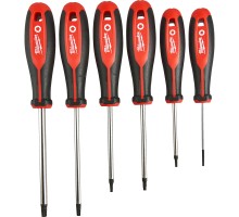 Набір викруток Milwaukee магнітних з тригранною рукояткою TORX 6шт) (4932471809)