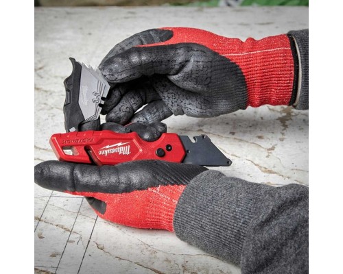 Ніж монтажний Milwaukee FASTBACK складний багатофункціональний с хранением лезвий (4932471358)