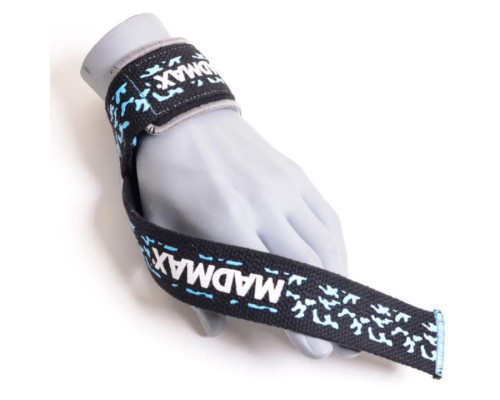 Кистьові лямки MadMax Camo Power Wrist Straps Camo/Light Blue (MFA-275-BLU-U)