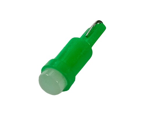 Автолампа Zollex LED T5 12V Green WG20104