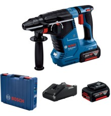 Перфоратор Bosch GBH 187-LI Professional 2*18 В 5 Аг, SDS-Plus, 2.4 Дж, 980 об/х (0.611.923.021)
