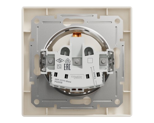 Розетка Schneider Electric ASFORA со штор. крем (EPH2900223)