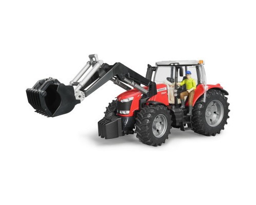 Спецтехніка Bruder Massey Ferguson 7624 з переднім навантажувачем 1:16 (03047)