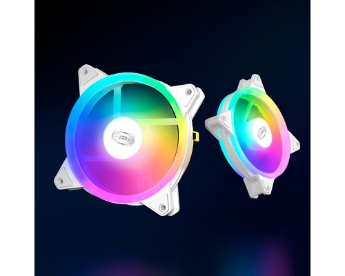 Кулер до корпусу PcCooler F3 T120 ARGB White