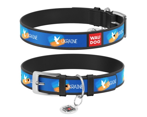 Нашийник для тварин WAUDOG Design з QR паспортом 