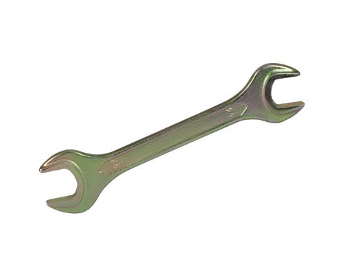 Ключ Sigma ріжковий 24x27мм жовтий цинк (6025271)