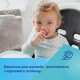 Тарілка дитяча Canpol babies DOTS силіконова на присосці з секціями, сіра (51/403_grey)
