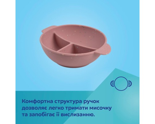 Тарілка дитяча Canpol babies DOTS силіконова на присосці з секціями, сіра (51/403_grey) Тарілка дитяча Canpol babies DOTS силіконова на присосці з секціями, сіра (51/403_grey)