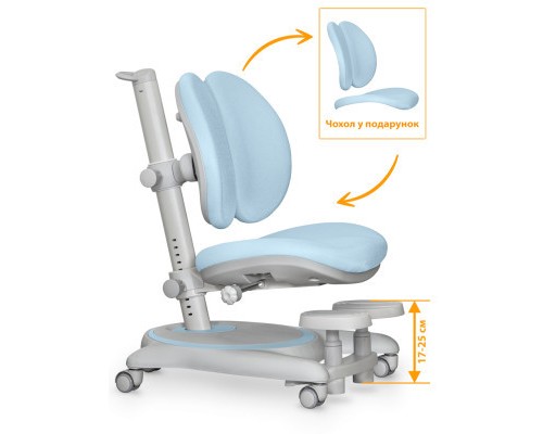 Дитяче крісло Mealux Ortoback Duo Base Blue (Y-510 KBL Base)