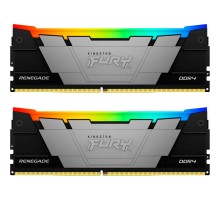 Модуль пам'яті для комп'ютера DDR4 32GB (2x16GB) 3200 MHz RenegadeRGB Kingston Fury (ex.HyperX) (KF432C16RB12AK2/32)