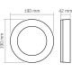 Світильник Videx ART IP65  15W 5000K Black (VL-BHFR-155B)