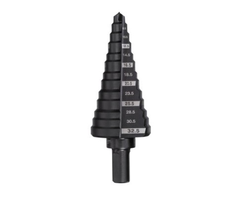 Свердло Milwaukee ступінчасте Step Drill, під різьбу М6-М32мм з кроком 2мм (48899332)