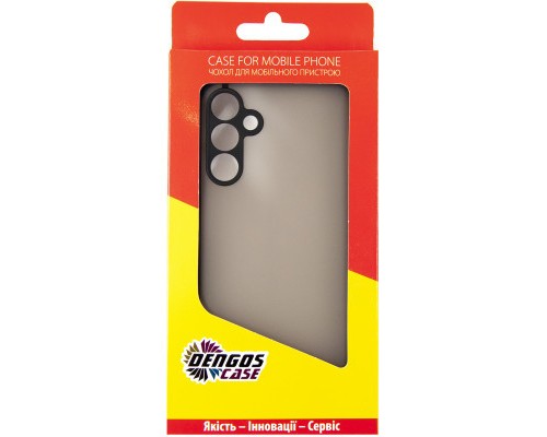 Чохол до мобільного телефона Dengos Matte Samsung Galaxy A25 5G (black) (DG-TPU-MATT-139)