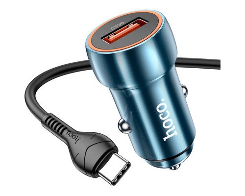 Зарядний пристрій HOCO Z46 USB Sapphire Blue (6931474770325)