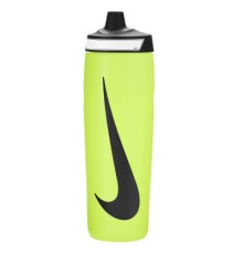 Пляшка для води Nike Refuel Bottle 24 OZ лимонний, чорний 709 мл N.100.7666.753.24 (887791745149)