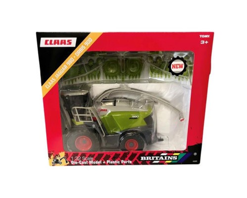 Спецтехніка Britains Комбайн кормозбиральний Claas Jaguar 980 з жаткою Orbis 900, 1:32 (43285)
