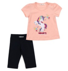 Набір дитячого одягу Breeze з єдинорогом (17143-86G-peach)