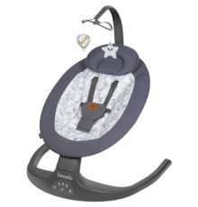 Крісло-гойдалка Lionelo Ralf Grey White (LO-RALF GREY WHITE)