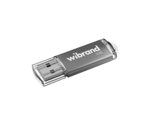 USB флеш накопичувач Wibrand 8GB Cougar Silver USB 2.0 (WI2.0/CU8P1S) 