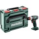 Шуруповерт Metabo BS 18 QUICK 18В, 24-48Нм, 0-450·0-1600об/хв, 1.3кг (без АКБ та ЗП) (602217840)