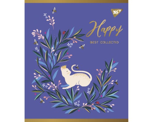 Зошит Yes А5 Happy 48 аркушів клітинка (766873)