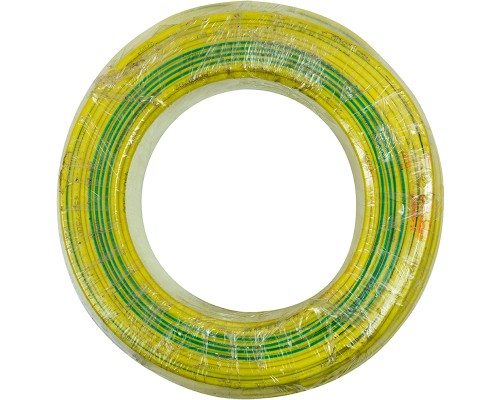 Кабель силовий мідь, одножильний, 6 мм, 100м=1бхт HiSmart (EL240142)