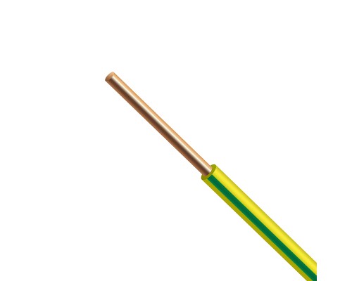 Кабель силовий мідь, одножильний, 6 мм, 100м=1бхт HiSmart (EL240142)