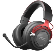 Навушники AOC GH401 50 мм Wireless/3.5мм/USB Multi Platform connect Black (GH401)