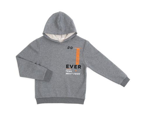 Кофта дитяча Breeze худі EVER (19338-140B-gray)