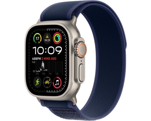 Смарт-годинник Apple Watch Ultra 2 2024 GPS + Cellular 49mm Natural Titanium Case with Blue Trail Loop - M/L (MX4L3UL/A)