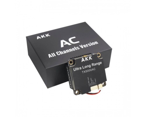 Відеопередавач (VTX) AKK Ultra Long Range 5W 4.9G-6G 96CH (TX5000AC)