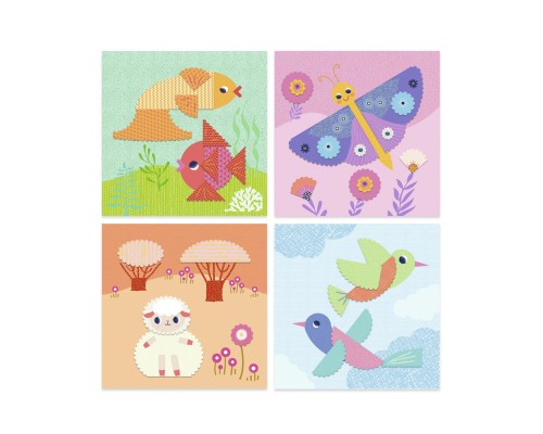 Набір для творчості Djeco Створення колажу Фігурні картинки (DJ09057)