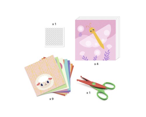 Набір для творчості Djeco Створення колажу Фігурні картинки (DJ09057)