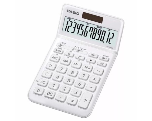 Калькулятор Casio JW-200SC-WE-W-E, білий (CALC-CAS-JW-200SC-WE)